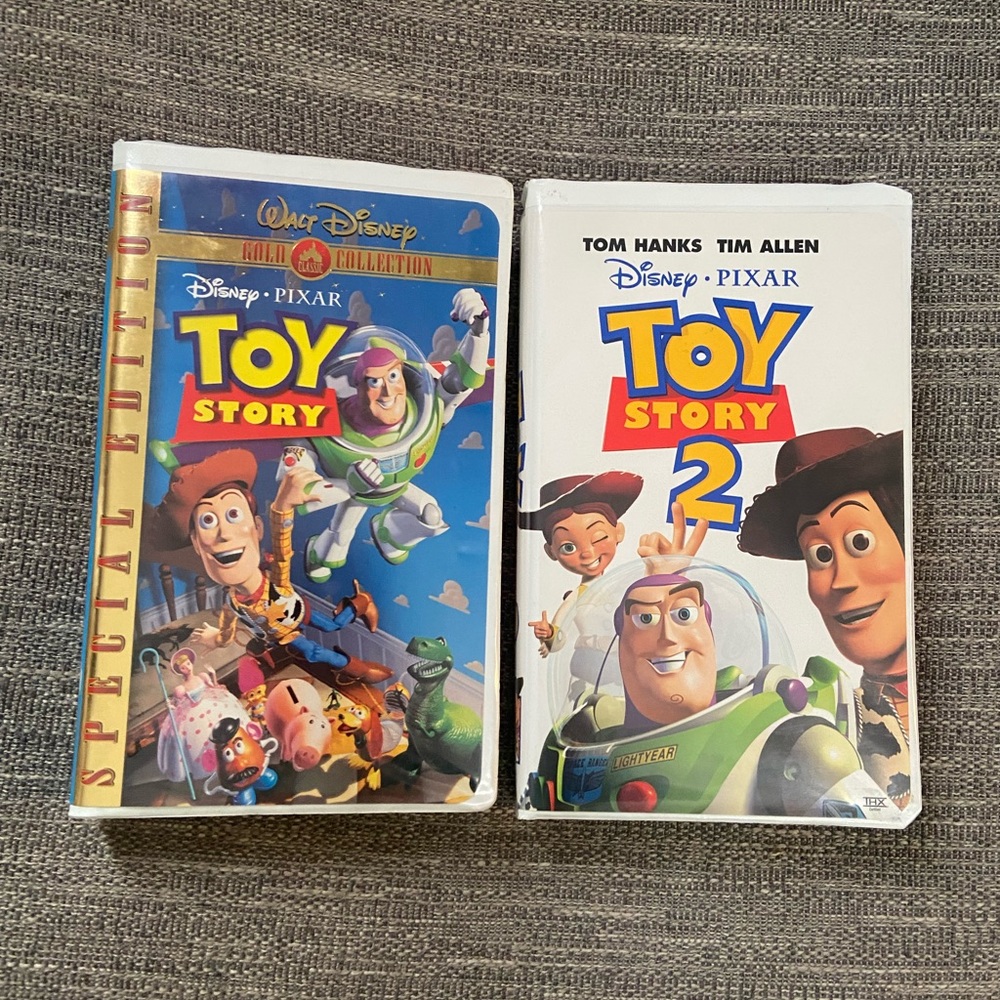 VINTAGE VHS TOY STORY BUNDLE